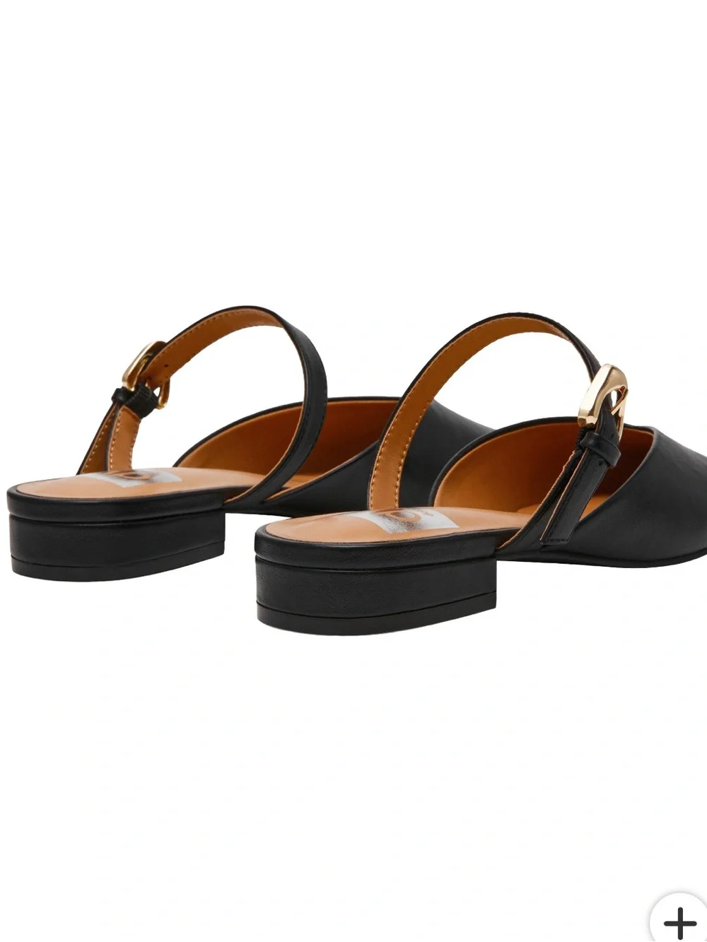 DV by Dolce Vita Black Pointed Slip on Flats